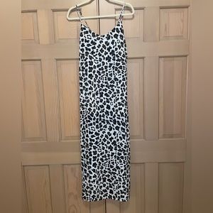 Pink lily size small animal print dress